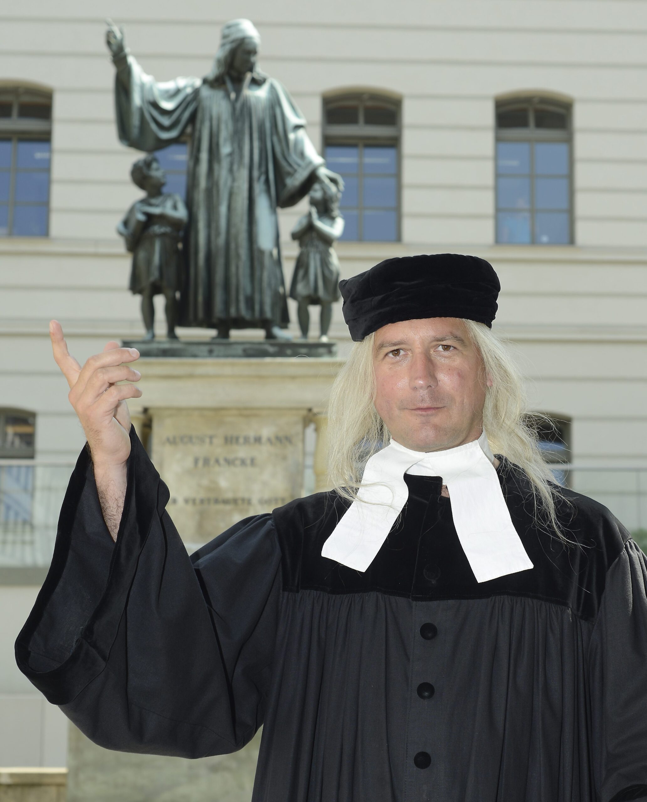 Birger Markuse als August Hermann Francke – Total Orientiert!, Franckesche Stiftungen Halle, 2013